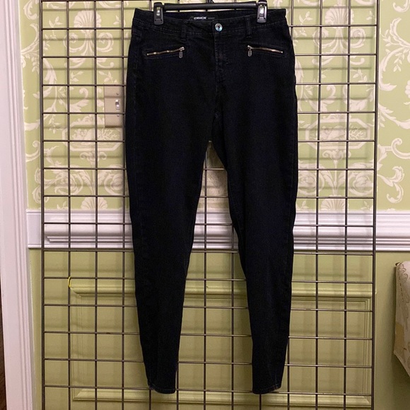 Jordache Denim - Vintage Jordache black stretchy skinny jeans